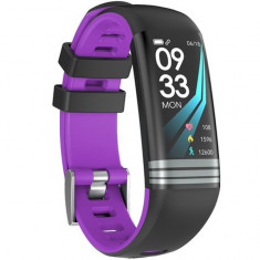 Bratara Fitness iUni G26, Display OLED 0.96 inch, Bluetooth, Pedometru, Notificari, Mov foto