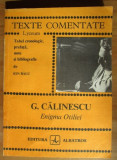 George Calinescu - Enigma Otiliei ( texte comentate )