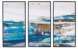 Cumpara ieftin Set 3 tablouri decorative 3 x 40x3.2x80 cm