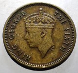 B.541 HONG KONG COLONIE BRITANICA GEORGE VI 5 FIVE CENTS 1950