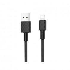 Hoco Carbon X29 cablu de date USB la IPHONE Lightning-Lungime 1 Metru-Culoare Negru