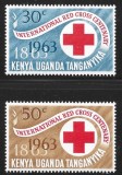 Kenya Uganda Tanganyika 1963 - Centenarul Crucii Roșii, serie neuzata