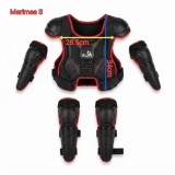 Cumpara ieftin Set Armura Protectie Ajustabila Copii si Tineri Vesta Cotiere si Genunchiere Ajustabile pentru Moto Cross Bicicleta Trotineta Role Ski , Marimea S