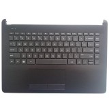 Carcasa superioara cu tastatura palmrest Laptop, HP, 14Q-BU, 14Q-BY, 925309-001, TSCEA0P1008020, EA0P1008020, neagra, layout US