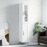 vidaXL Dulap &icirc;nalt, alb, 34,5x34x180 cm, lemn prelucrat