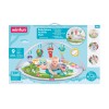 Salteluta Activitati Winfun, 107 cm, 0+ luni, Multicolor, Jucarii Suspendate, Oglinda, Perna, Lumini, Melodii, Coordonare, Animalute Padure