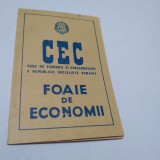 Cumpara ieftin FOAIE DE ECONOMII CEC