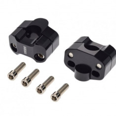 Adaptor inaltator ghidon moto, 22mm, culoare negru Hebe Cod Produs: MX_NEW AW5146