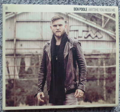 CD original Ben Poole Anytime you need me, autograf original la Brezoi 2023 foto