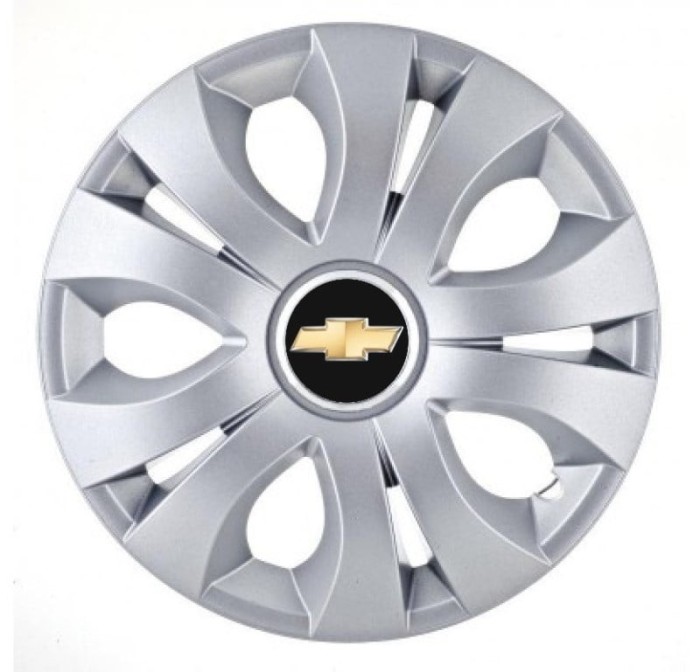 Set 4 Capace Roti Autohelix MSA&reg; potrivite jantelor de 16 inch, Compatibil Cu Chevrolet, model Top Gray