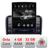 Navigatie dedicata Volvo S80 2004-2006 G-S80 ecran tip TESLA 9.7&quot; cu Android Radio Bluetooth Internet GPS WIFI 4+32GB DSP 4G Oc CarStore Technology