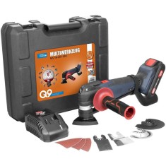 Masina de slefuit multifunctionala cu acumulator si accesorii Gude 58516, 18 V, 2.0 Ah, 20000 rpm
