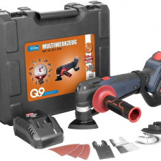 Masina de slefuit multifunctionala cu acumulator si accesorii Gude 58516, 18 V, 2.0 Ah, 20000 rpm