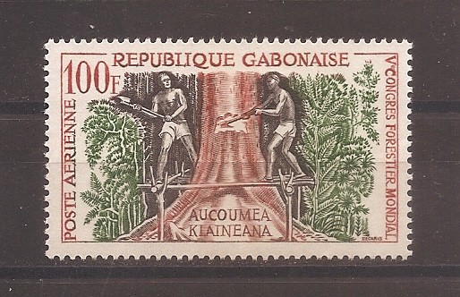 Gabon 1960 - Al 5-lea Congres Mondial de Silvicultură, Seattle PA, MNH