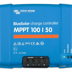 Incarcator solar 12V 24V 50A Victron Energy BlueSolar MPPT 100/50 - SCC020050200 SafetyGuard Surveillance