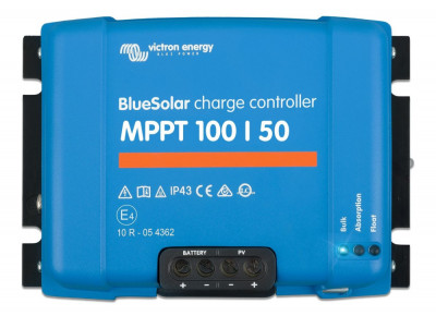 Incarcator solar 12V 24V 50A Victron Energy BlueSolar MPPT 100/50 - SCC020050200 SafetyGuard Surveillance foto