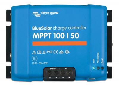 Incarcator solar 12V 24V 50A Victron Energy BlueSolar MPPT 100/50 - SCC020050200 SafetyGuard Surveillance foto