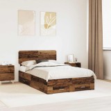 Cumpara ieftin Cadru de pat cu sertar Lemn vechi 120 x 190 cm Lemn prelucrat