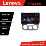 Navigatie VW Golf 5 2004-2010 clima manuala Android radio gps internet 8 core QLED 2K 4+64 360 Lenovo