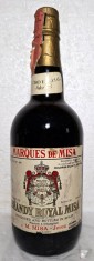 RARITATE - BRANDY MARQUES DE MISA, ROYAL MISA, CALIDAD ESPECIAL SOLERA 8 ANI CL 75 GR 40 ANII 1980/90