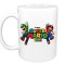 Cana alba personalizata Super Mario Luigi, INOVATIX&reg;. 330 ml