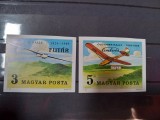 Ungaria.1989 - Planoare, aviație , MNH Nedantelat - Mi 4033 B - 4034 B