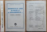 Profira Sadoveanu, Domniile lor domnii si doamnele; Portrete si convorbiri, 1937