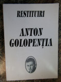 RESTITUIRI - ANTON GOLOPENTIA , editor STEFAN COSTEA , 1995