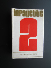 Pachet vechi de Tigari, Franta 1969: Lafayette 2 - Gitanes 10 Cigarettes foto