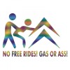Sticker Auto , zCitroen No Free Rides Gas Or Ass, , Autocolant Personalizat cu Mesaj Scurt