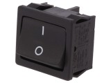 &Icirc;ntrerupător Basculant DPST ON-OFF 12A/250V Negru IP40