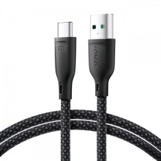 Cablu Date si Incarcare USB-A - USB-C Joyroom Multi-Color S-A34, 100W, 1m, Negru