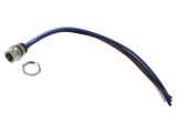 Conector M12 soclu mamă 4 pini 16A 63V IP67 LUTRONIC 2618 drept cabluri
