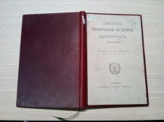 COMBATEREA PRINCIPALELOR INVATATURI ADVENTISTE - Const. Nazarie - 1913, 190 p. foto