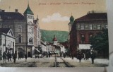 Carte postala, Brasov, Aleea Manastirei, perioada interbelica