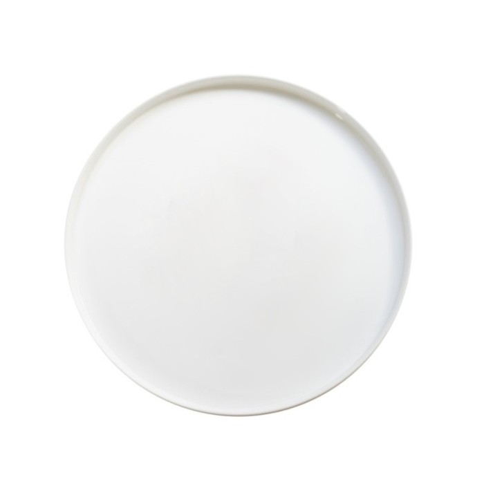 Platou rotund Bormioli Grangusto, opal, alb, 27 cm