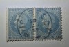 1872 - 1879 Carol I, 25 bani, albastru, Stampilat