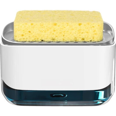 Dispenser, Dozator 2 in 1 Pentru Detergent Lichid de Vase cu Suport de Burete foto