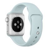 Cumpara ieftin Curea iUni compatibila cu Apple Watch Ultra/SE/8/7/6/5/4/3/2/1, 42mm, Silicon, Turquoise