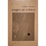 Ilarie Chendi - Pagini de critica (Editia: 1969)
