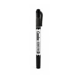 Marker Permanent Flexoffice Dublu V&acirc;rf, Negru, 0.4 mm / 1.0 mm
