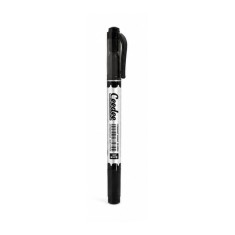 Marker Permanent Flexoffice Dublu V&acirc;rf, Negru, 0.4 mm / 1.0 mm