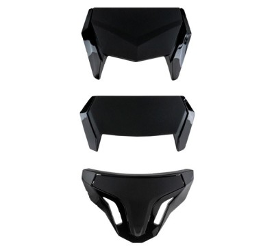Kit ventilatii casca modulabila (flip-up) MT Atom SV &amp;ndash; culoare: negru lucios foto