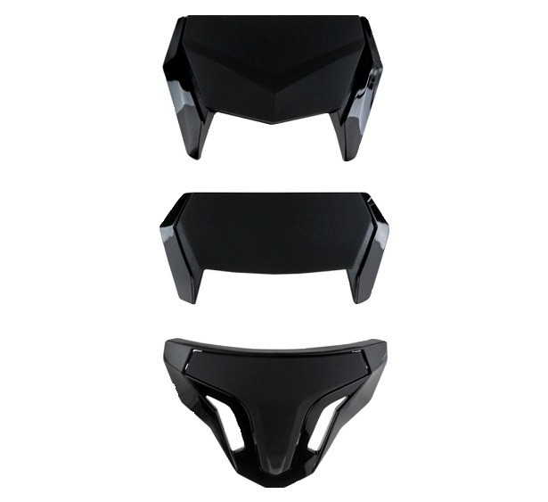 Kit ventilatii casca modulabila (flip-up) MT Atom SV &ndash; culoare: negru lucios