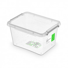 Container Plastic Cu Capac, Transparent, Antibacterial, Orplast Nanobox - Capacitate 2l foto