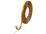 Bandă dublu adezivă albă 9mm x 50m 60&deg;C