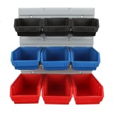 Organizator Perete Patrol Fixing Wall 350, Plastic Rezistent, 10 Elemente, 350mm Latime