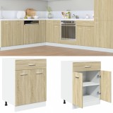 vidaXL Dulap inferior cu sertar &ldquo;Lyon&rdquo;, stejar Sonoma, 60x46x81,5 cm