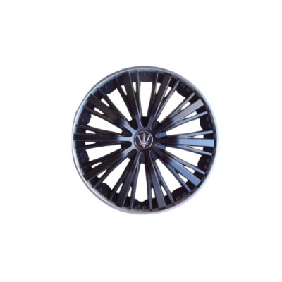 Set 4 capace roti model EVO negru+argintiu 15&amp;quot; Cod: WM4-1SL-15 Automotive TrustedCars foto
