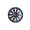 Set 4 capace roti model EVO negru+argintiu 15&quot; Cod: WM4-1SL-15 Automotive TrustedCars